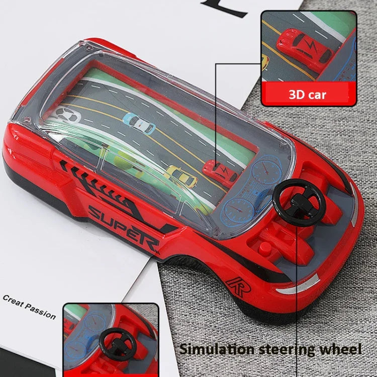 Jeu de course automobile pour enfants, deux joueurs, rouge, noir, noir et rouge