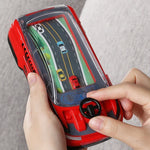 Jeu de course automobile pour enfants, deux joueurs, rouge, noir, noir et rouge