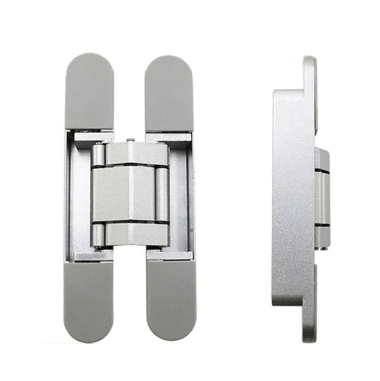 Charnière croisée tridimensionnelle réglable Charnière cachée pour porte pliante, N° 1 Argent sablé 40kg, N° 2 Argent sablé 60kg, N° 3 Argent sablé 80kg, N° 4 Argent sablé 80kg, N° 5 Argent sablé 120kg, N° 1 Noir mat 40kg, N° 2 Noir mat 60kg