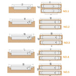 Charnière croisée tridimensionnelle réglable Charnière cachée pour porte pliante, N° 1 Argent sablé 40kg, N° 2 Argent sablé 60kg, N° 3 Argent sablé 80kg, N° 4 Argent sablé 80kg, N° 5 Argent sablé 120kg, N° 1 Noir mat 40kg, N° 2 Noir mat 60kg