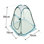 Serre pliante portable pour jardinage et protection contre la pluie, 70x70x80cm