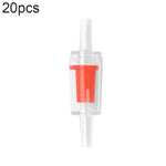 20 pièces pompe à oxygène pour aquarium valve anti-retour trachée, 4mm (Rouge), 4mm (Noir), 4mm (Blanc), 4mm (Bleu), 8mm (Rouge), 10mm (Blanc), 12mm (Blanc), 4mm (Blanc Rouge)