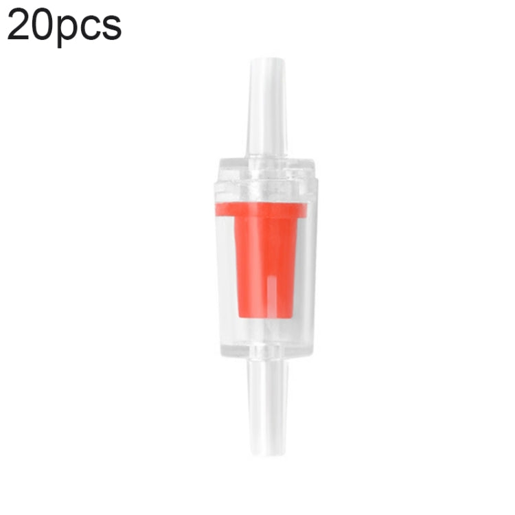 20 pièces pompe à oxygène pour aquarium valve anti-retour trachée, 4mm (Rouge), 4mm (Noir), 4mm (Blanc), 4mm (Bleu), 8mm (Rouge), 10mm (Blanc), 12mm (Blanc), 4mm (Blanc Rouge)
