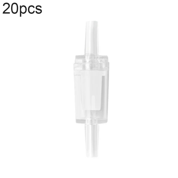 20 pièces pompe à oxygène pour aquarium valve anti-retour trachée, 4mm (Rouge), 4mm (Noir), 4mm (Blanc), 4mm (Bleu), 8mm (Rouge), 10mm (Blanc), 12mm (Blanc), 4mm (Blanc Rouge)