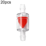 20 pièces pompe à oxygène pour aquarium valve anti-retour trachée, 4mm (Rouge), 4mm (Noir), 4mm (Blanc), 4mm (Bleu), 8mm (Rouge), 10mm (Blanc), 12mm (Blanc), 4mm (Blanc Rouge)