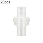20 pièces pompe à oxygène pour aquarium valve anti-retour trachée, 4mm (Rouge), 4mm (Noir), 4mm (Blanc), 4mm (Bleu), 8mm (Rouge), 10mm (Blanc), 12mm (Blanc), 4mm (Blanc Rouge)