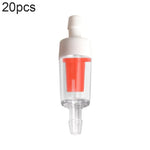 20 pièces pompe à oxygène pour aquarium valve anti-retour trachée, 4mm (Rouge), 4mm (Noir), 4mm (Blanc), 4mm (Bleu), 8mm (Rouge), 10mm (Blanc), 12mm (Blanc), 4mm (Blanc Rouge)