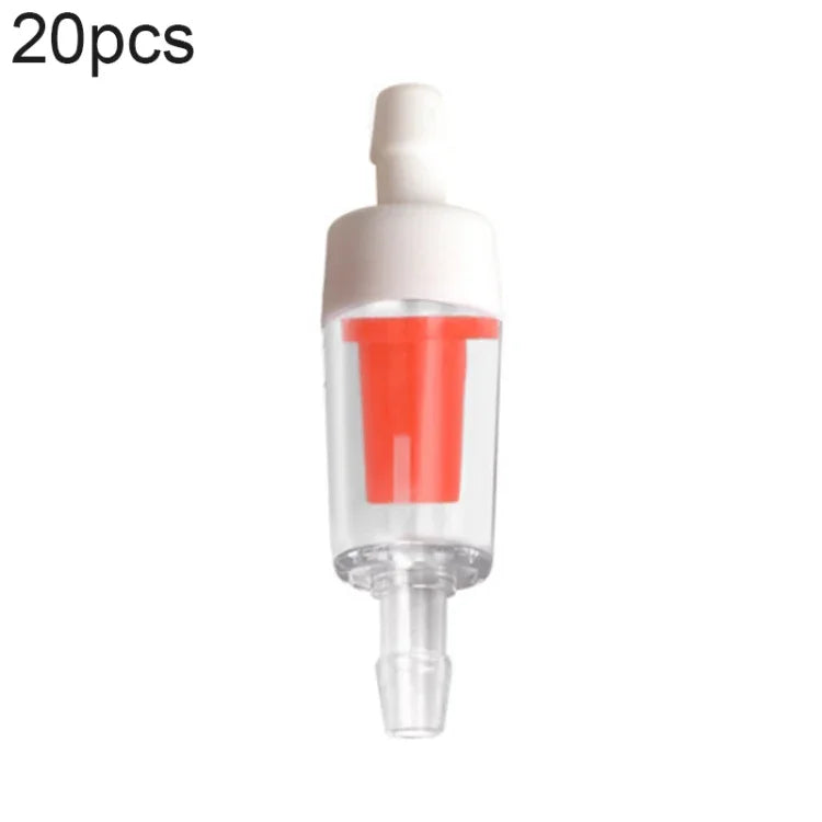 20 pièces pompe à oxygène pour aquarium valve anti-retour trachée, 4mm (Rouge), 4mm (Noir), 4mm (Blanc), 4mm (Bleu), 8mm (Rouge), 10mm (Blanc), 12mm (Blanc), 4mm (Blanc Rouge)