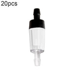 20 pièces pompe à oxygène pour aquarium valve anti-retour trachée, 4mm (Rouge), 4mm (Noir), 4mm (Blanc), 4mm (Bleu), 8mm (Rouge), 10mm (Blanc), 12mm (Blanc), 4mm (Blanc Rouge)