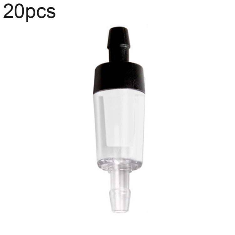 20 pièces pompe à oxygène pour aquarium valve anti-retour trachée, 4mm (Rouge), 4mm (Noir), 4mm (Blanc), 4mm (Bleu), 8mm (Rouge), 10mm (Blanc), 12mm (Blanc), 4mm (Blanc Rouge)