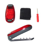 Lumière arrière de vélo chaude pour cyclisme extérieur, course nocturne, Couleur : 3 LED rouge, 3 LED rouge, 3 LED bleue, 3 LED verte, 5 LED rouge, 5 LED bleue, 5 LED verte