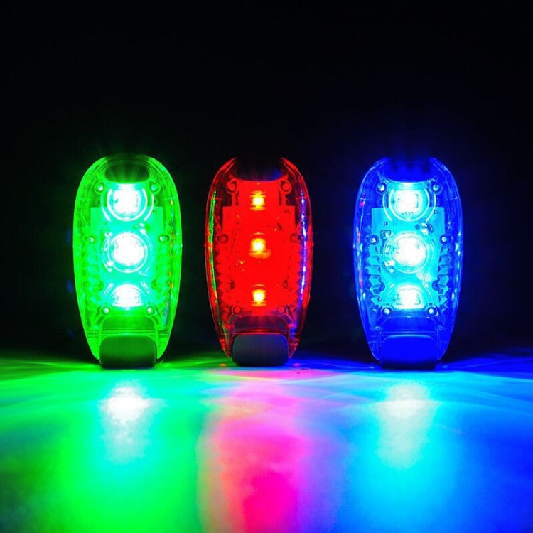 Lumière arrière de vélo chaude pour cyclisme extérieur, course nocturne, Couleur : 3 LED rouge, 3 LED rouge, 3 LED bleue, 3 LED verte, 5 LED rouge, 5 LED bleue, 5 LED verte