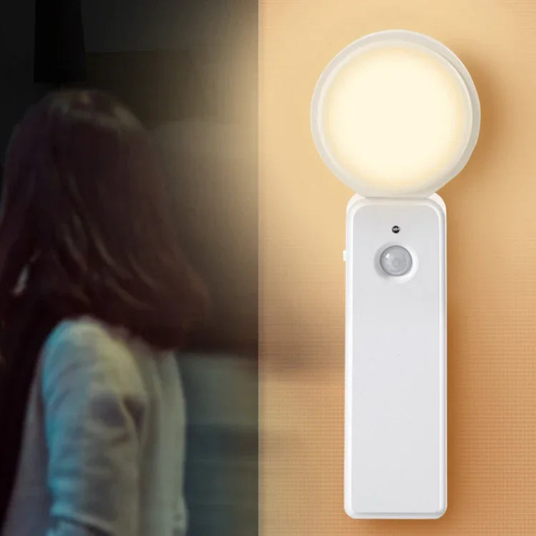 Veilleuse à induction corporelle intelligente à LED 1,2 W avec chargement USB, capteur de lumière chaude, capteur de lumière blanche
