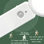 Veilleuse à induction corporelle intelligente à LED 1,2 W avec chargement USB, capteur de lumière chaude, capteur de lumière blanche