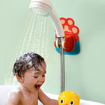LY006 Support de Douche de Dessin Animé Réglage Universel Base Fixe de Pomme de Douche de Salle de Bain, Orange, Bleu, Vert
