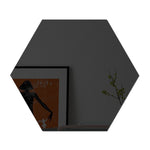 YM300 16 PIÈCES / Ensemble Autocollants muraux personnels pour la maison Miroir décoratif mural en acrylique, Hexagone Noir, Hexagone Argent, Hexagone Or, Quatuor Noir, Quatuor Argent, Quatuor Or, Triangle Noir, Triangle Argent, Triangle Or