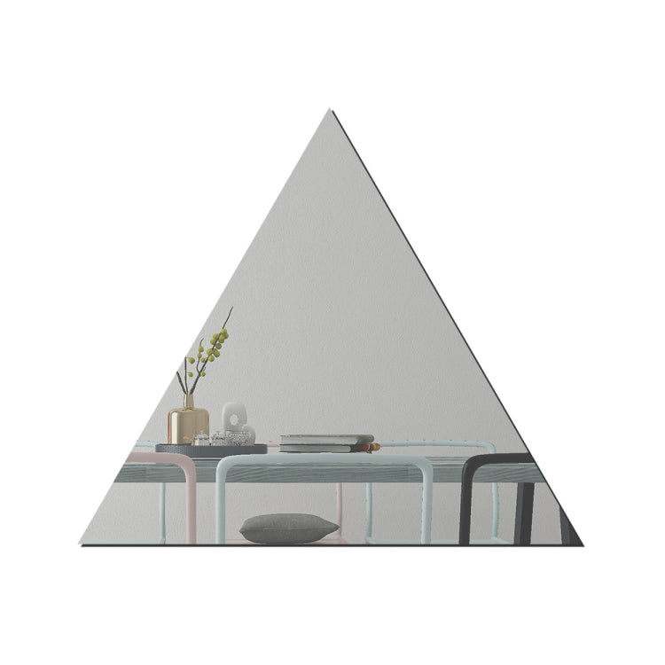 YM300 16 PIÈCES / Ensemble Autocollants muraux personnels pour la maison Miroir décoratif mural en acrylique, Hexagone Noir, Hexagone Argent, Hexagone Or, Quatuor Noir, Quatuor Argent, Quatuor Or, Triangle Noir, Triangle Argent, Triangle Or