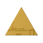 YM300 16 PIÈCES / Ensemble Autocollants muraux personnels pour la maison Miroir décoratif mural en acrylique, Hexagone Noir, Hexagone Argent, Hexagone Or, Quatuor Noir, Quatuor Argent, Quatuor Or, Triangle Noir, Triangle Argent, Triangle Or