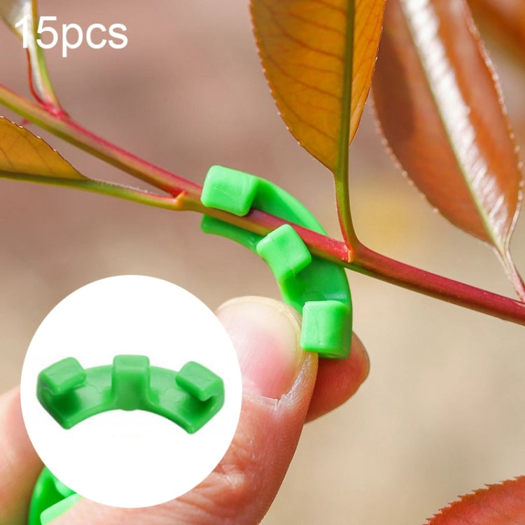 Clip de formation de croissance pour contrôle de pliage des plantes HF-09, décoration de jardin, 15 pièces