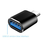 10 PCS Adaptateur OTG USB 3.0 Femelle vers USB-C / Type-C Mâle, 10 PCS sans indicateur