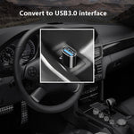 10 PCS Adaptateur OTG USB 3.0 Femelle vers USB-C / Type-C Mâle, 10 PCS sans indicateur