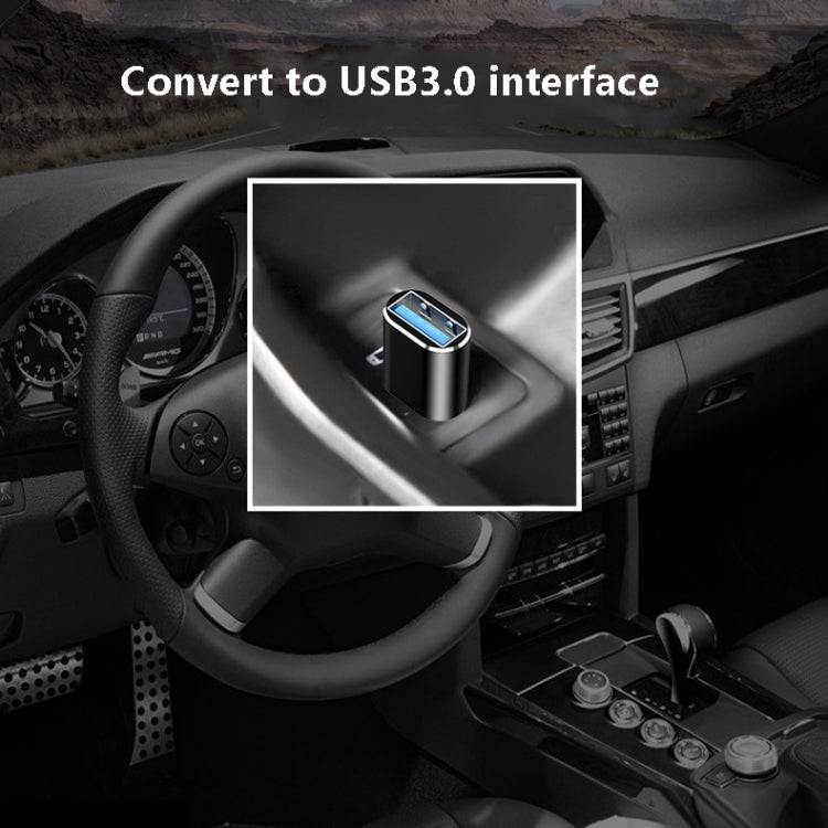 10 PCS Adaptateur OTG USB 3.0 Femelle vers USB-C / Type-C Mâle, 10 PCS sans indicateur