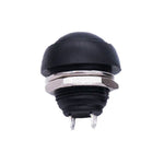 10 pièces petit interrupteur bouton étanche à réarmement automatique, noir, vert, rouge, orange, blanc, bleu