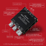 XINYI Sini T50H Bluetooth 5.0 Avec Réglage de Niveau Haut Pré-Étape Module Stéréo Numérique d'Alimentation, Sini T50H
