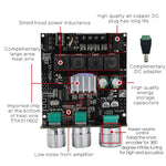 XINYI Sini T50H Bluetooth 5.0 Avec Réglage de Niveau Haut Pré-Étape Module Stéréo Numérique d'Alimentation, Sini T50H