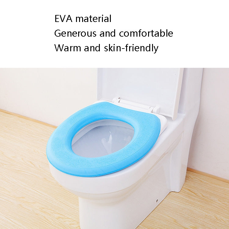 Joint de siège de toilette adhésif thermique en EVA, jaune, vert, bleu, rose