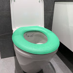 Joint de siège de toilette adhésif thermique en EVA, jaune, vert, bleu, rose
