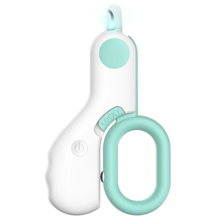 Coupe-Griffes pour Animaux de Compagnie avec Lumière LED de Sécurité, Bleu, Rose