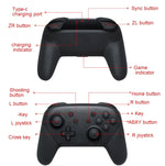 Manette de jeu sans fil L-0326 pour Switch Pro, Style : Noir, Vert Rose, Noir - Fonction complète + NFC + Réveil (1:1), Vert Rose - Fonction complète + NFC + Réveil (1:1), Noir - Édition HD fonction complète, Vert - Édition HD fonction complète