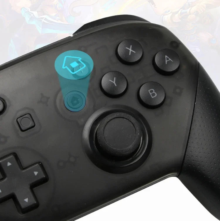 Manette de jeu sans fil L-0326 pour Switch Pro, Style : Noir, Vert Rose, Noir - Fonction complète + NFC + Réveil (1:1), Vert Rose - Fonction complète + NFC + Réveil (1:1), Noir - Édition HD fonction complète, Vert - Édition HD fonction complète