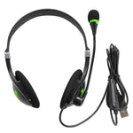 USB440 Universal USB Computer Cable Head Wearable Electricity Music Voice Headphones