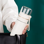 Gobelet isotherme en acier inoxydable 316, coloris blanc, noir et or, 739 ml