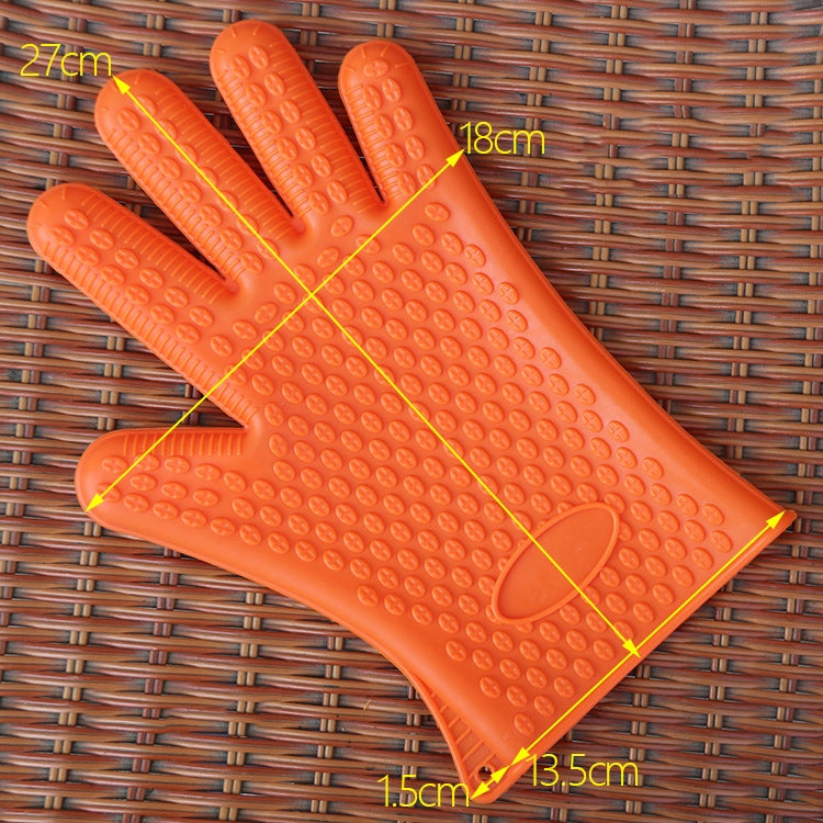 2 pièces de gants isolants en silicone pour four, micro-ondes, plats, bleu, vert, jaune, rose, violet, orange