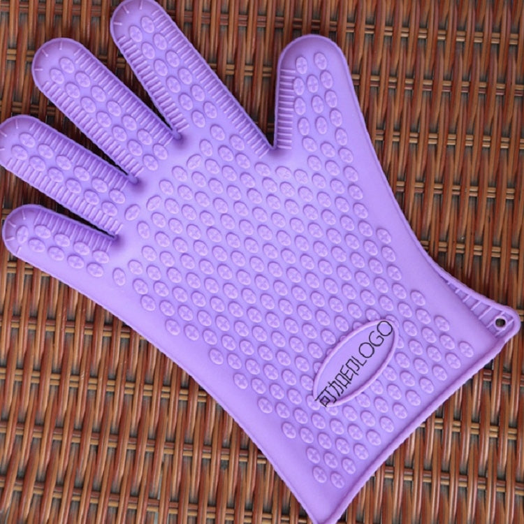 2 pièces de gants isolants en silicone pour four, micro-ondes, plats, bleu, vert, jaune, rose, violet, orange