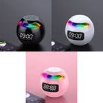 Enceinte Bluetooth Portable Boule Colorée ZXL-G90, Style :, Version Capteur (Blanc), Version Capteur (Rose), Version Horloge (Blanc), Version Capteur (Noir), Version Horloge (Rose)