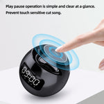 Enceinte Bluetooth Portable Boule Colorée ZXL-G90, Style :, Version Capteur (Blanc), Version Capteur (Rose), Version Horloge (Blanc), Version Capteur (Noir), Version Horloge (Rose)