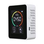 Afficheur température humidité, compteur CO2 détecteur de qualité de l'air au dioxyde de carbone, 3 en 1 semi-conducteur