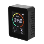 Afficheur température humidité, compteur CO2 détecteur de qualité de l'air au dioxyde de carbone, 3 en 1 semi-conducteur