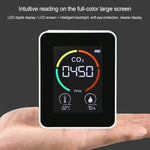 Afficheur température humidité, compteur CO2 détecteur de qualité de l'air au dioxyde de carbone, 3 en 1 semi-conducteur
