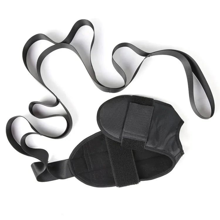 Sangle de rééducation pour yoga, correction de la chute du pied, ceinture extensible pour pieds, Oxford noir