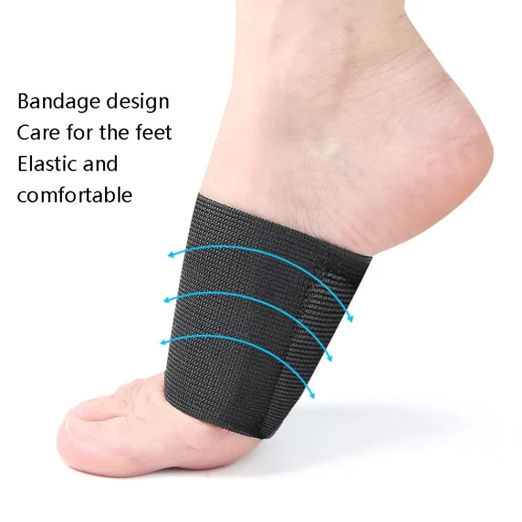 Support de voûte plantaire pour pieds plats, demi-coussinet, bandage élastique, coussinet de pied, noir S, noir M, noir L