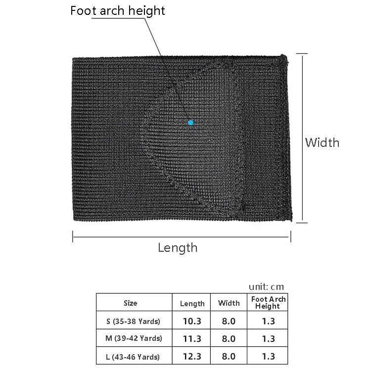 Support de voûte plantaire pour pieds plats, demi-coussinet, bandage élastique, coussinet de pied, noir S, noir M, noir L