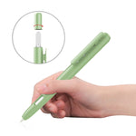 Étui pour stylet rétractable automatique à double clic pour Apple Pencil 2, gris, blanc nacré, rose, vert armée, gris sidéral, bleu, vert herbe, violet