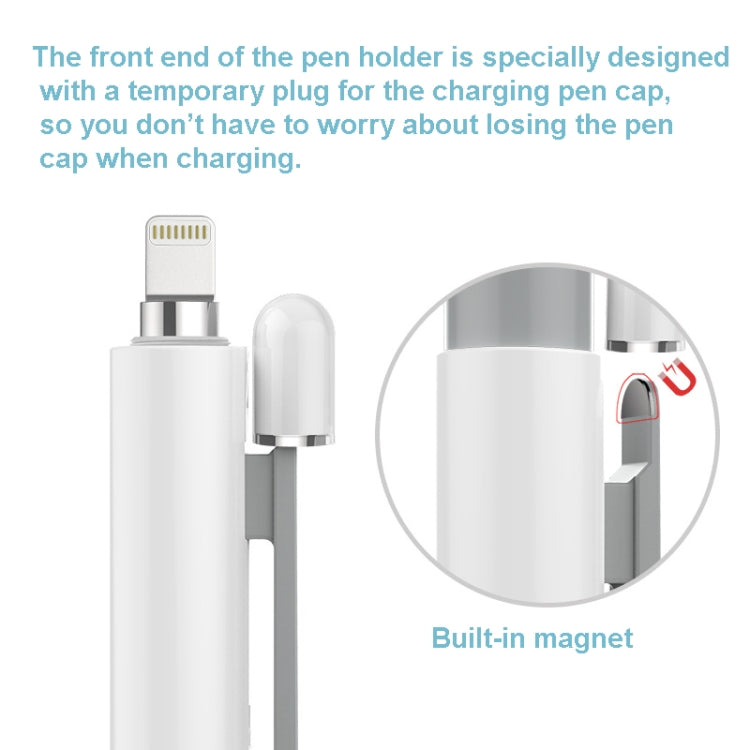 Étui pour stylet rétractable automatique à double clic pour Apple Pencil 2, gris, blanc nacré, rose, vert armée, gris sidéral, bleu, vert herbe, violet