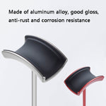 Support de bureau métallique pour casque, rouge, noir, argent