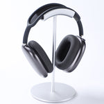 Support de bureau métallique pour casque, rouge, noir, argent